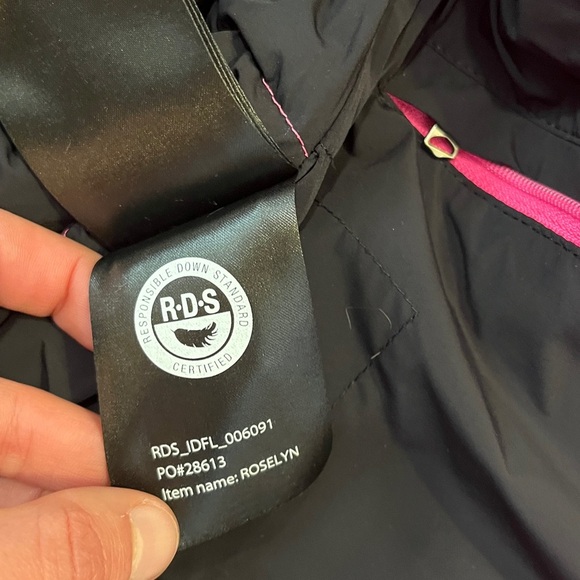 Mackage Roselyn Light Down Puffer Ski Jacket / Coat Fuchsia Sz Medium - Picture 5 of 9